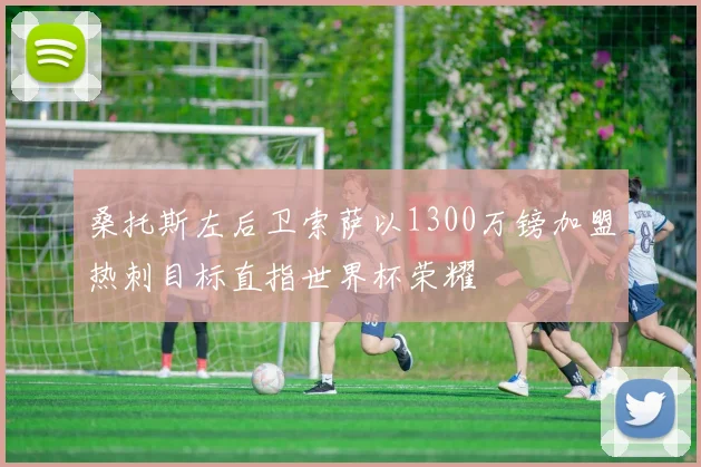 桑托斯左后卫索萨以1300万镑加盟热刺目标直指世界杯荣耀